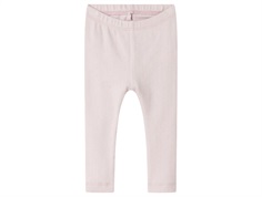 Name It leggings light violet with openwork pattern